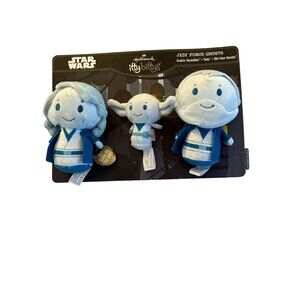 Star Wars Itty Bittys Jedi Force Ghosts Set Of 3 Glow In The Dark Plush By Hallm